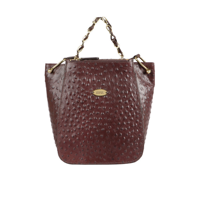 Romance 02 Brown Leather Satchel