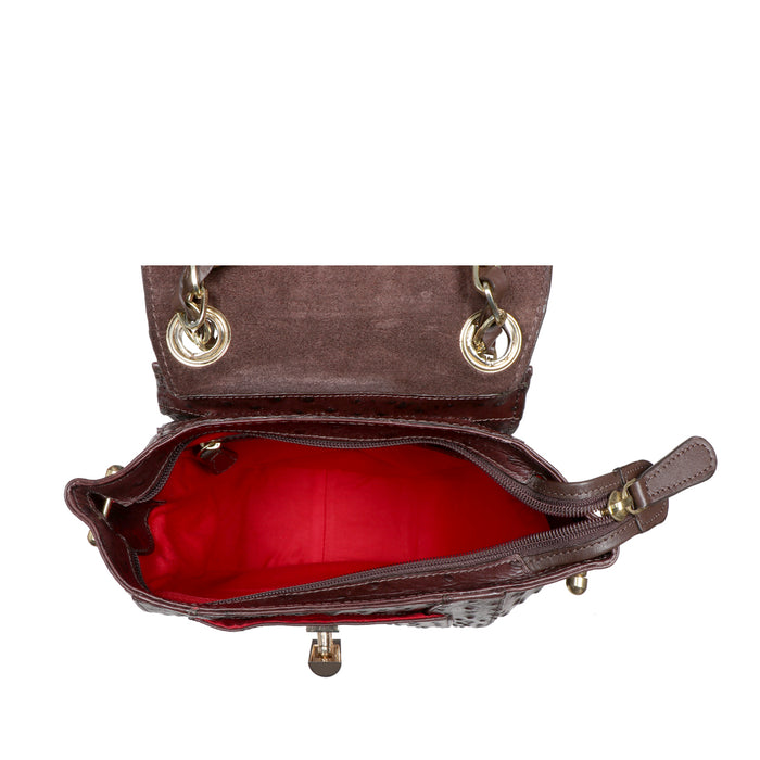 Romance 02 Brown Leather Satchel