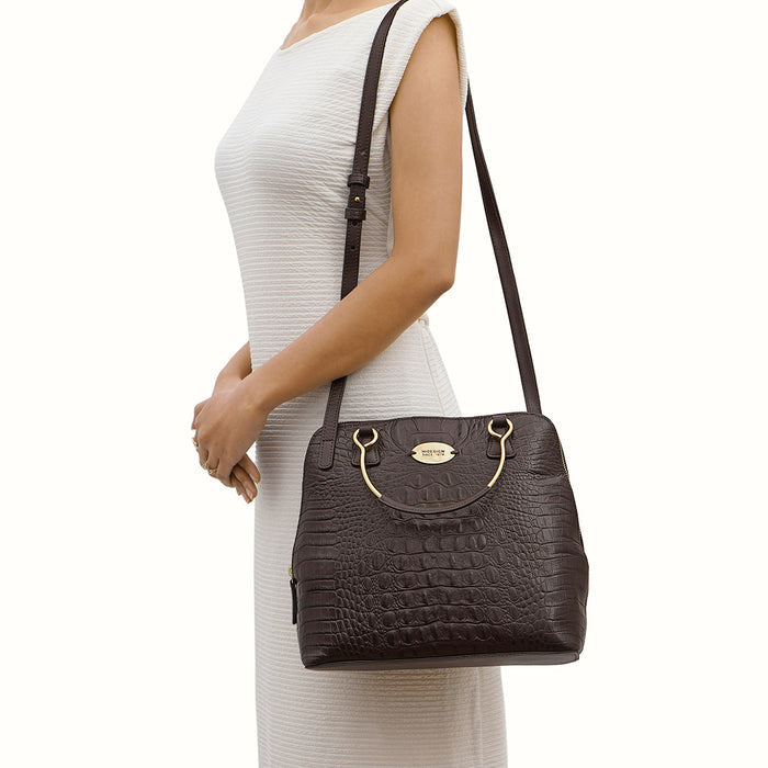 Royale 02 Brown Leather Satchel