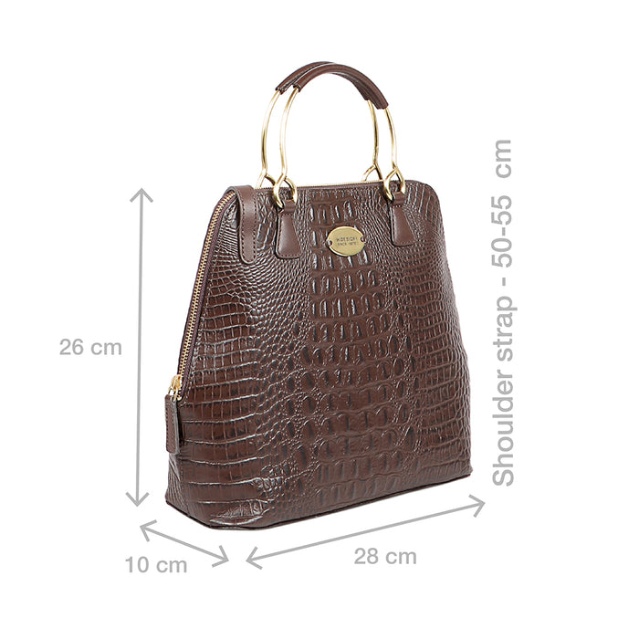 Royale 02 Brown Leather Satchel