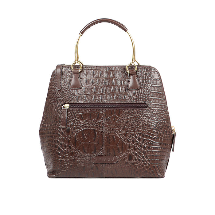 Royale 02 Brown Leather Satchel