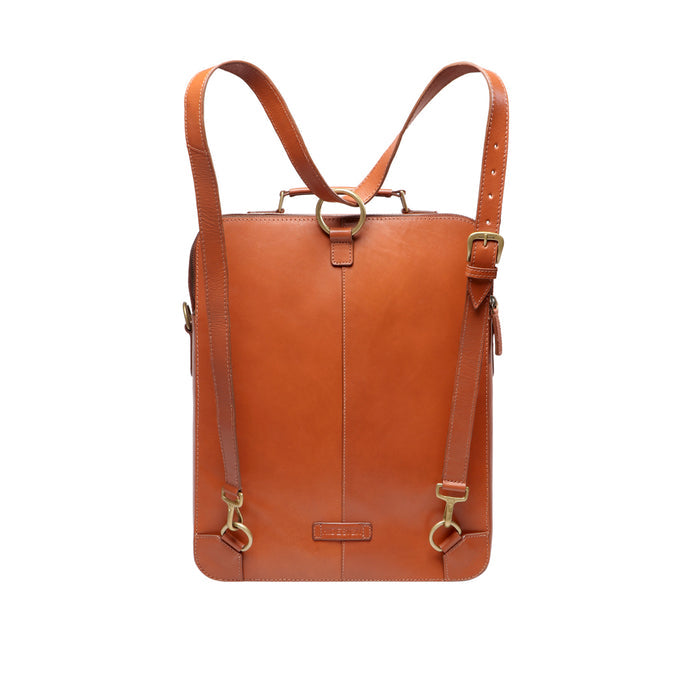 Russell 02 Tan Leather  Backpack