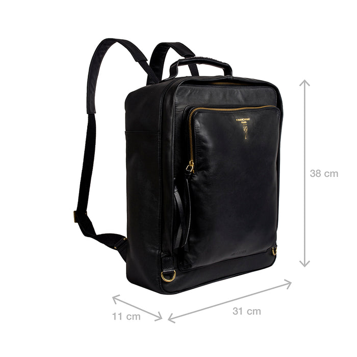 Sac A Dos Black Leather  Backpack