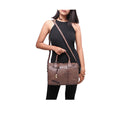 Sadhavi 03 Brown Leather Satchel