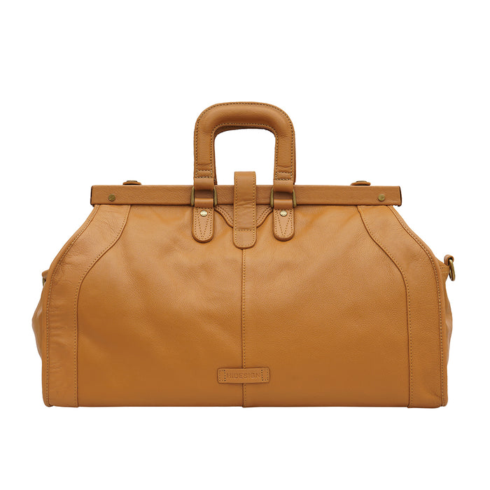 Safari Honey Leather Duffle Bag