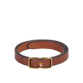 Saki Women's Tan Non Reversible Leather Belt