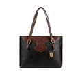 Sally Scull 01 Black Leather Tote Bag