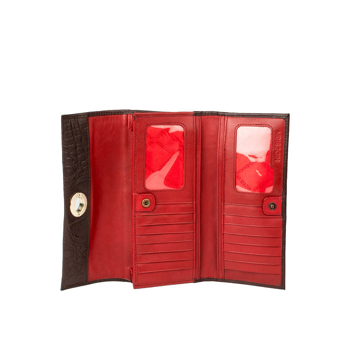 Savoy W2 Brown Leather Clutch Wallet