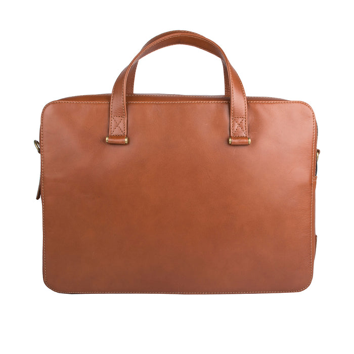 Scaffell Pike 02 Tan Leather  Briefcase