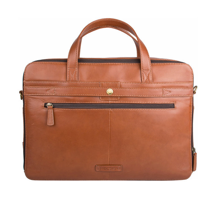 Scaffell Pike 02 Tan Leather  Briefcase