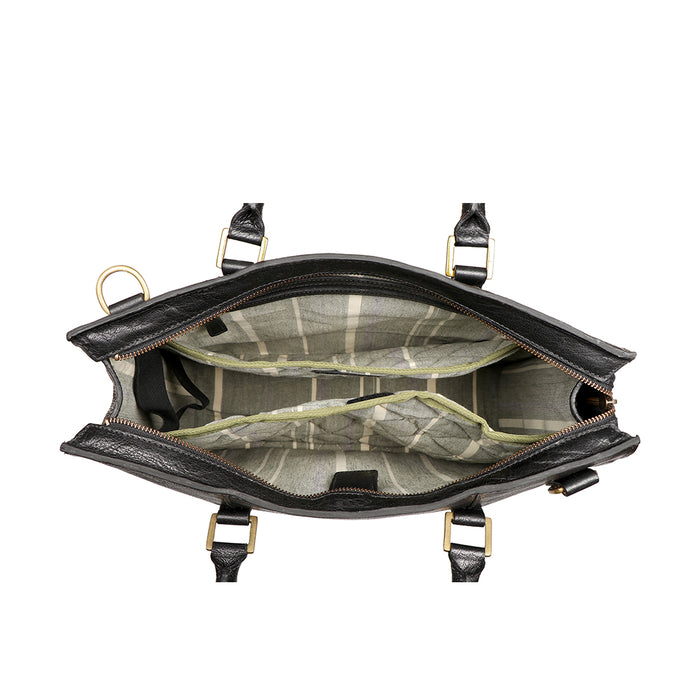 Sherlock 01 Black Leather  Briefcase