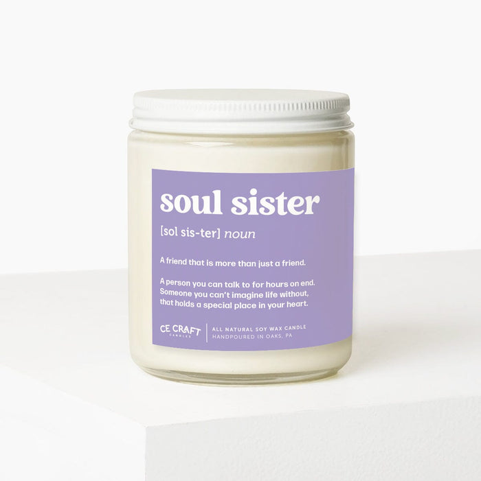 Soul Sister Definition Candle Candle CE Craft