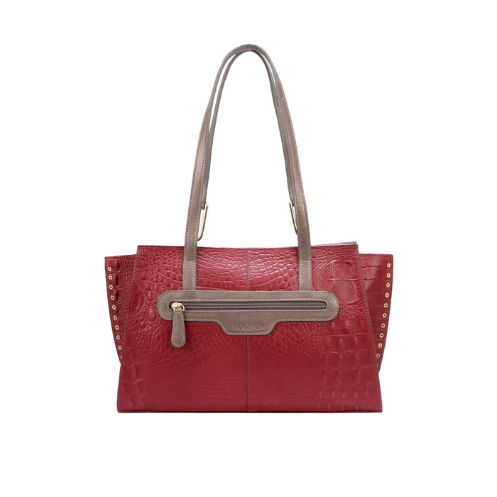 Speak Easy 02 Marsala Leather Tote Bag