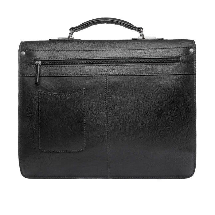 Spector 1337 Black Leather  Briefcase