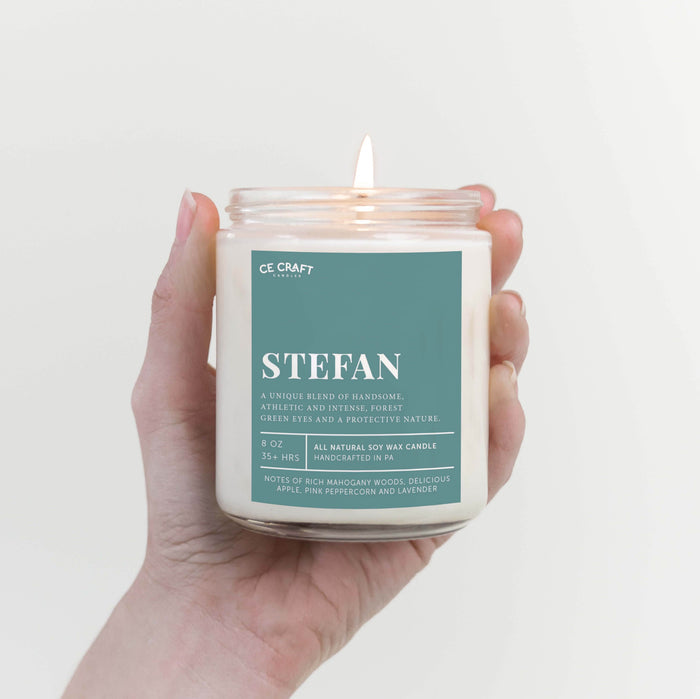 Stefan Salvatore Scented Candle Candles CE Craft