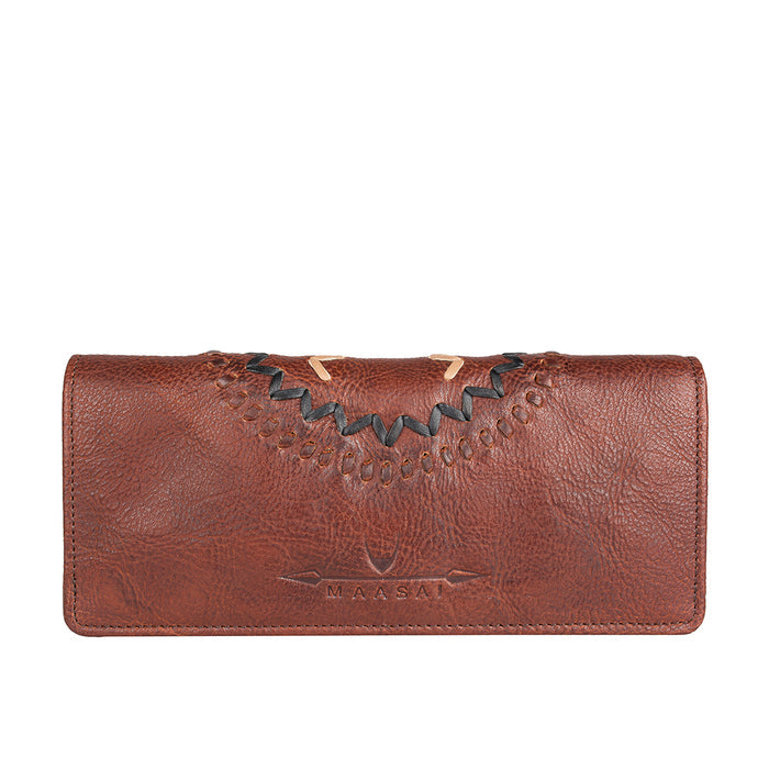 Swala W2  Brown Leather Bi-Fold Wallet