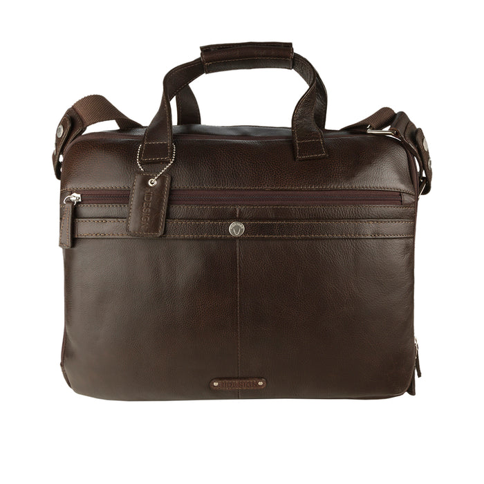 The Ridgeway 01 Brown Leather  Briefcase
