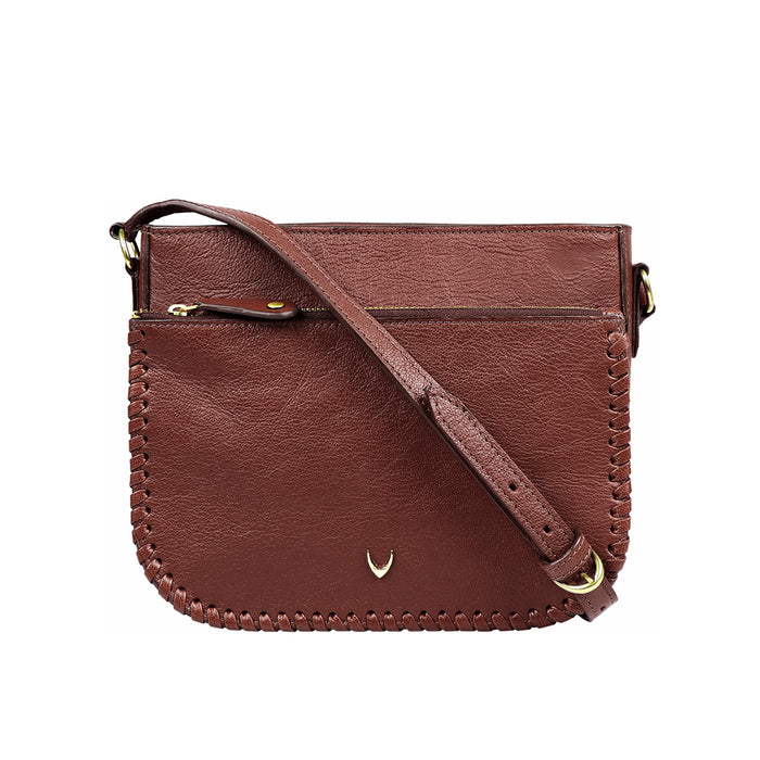 Valonia 03 Marsala Leather Sling Bag
