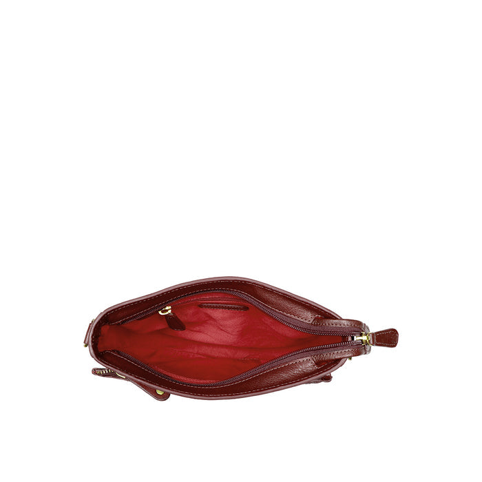 Valonia 03 Marsala Leather Sling Bag