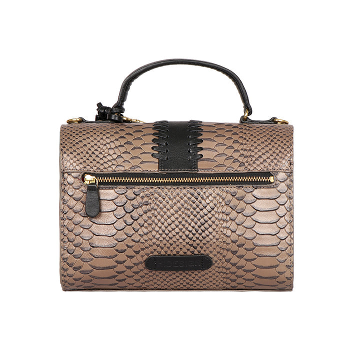 Vampire 01 Grey Leather Satchel