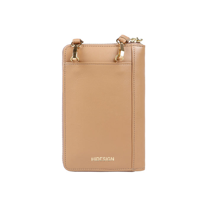 Vermeer Pink Leather Sling Wallet
