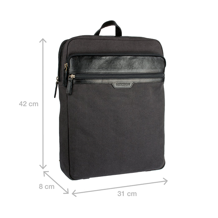 Viking 02 Black Canvas Backpack