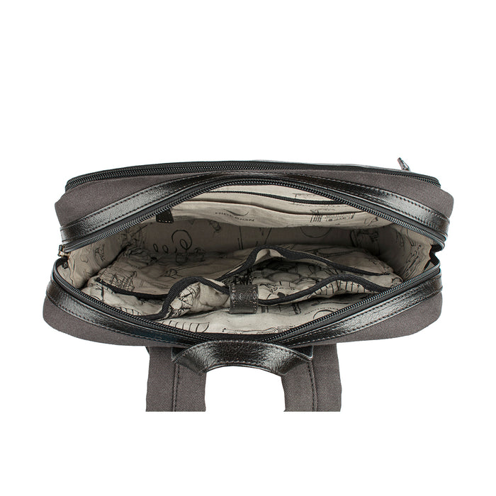 Viking 02 Black Canvas Backpack