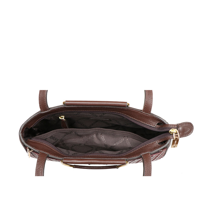Viola 02 Sb Red Leather Satchel