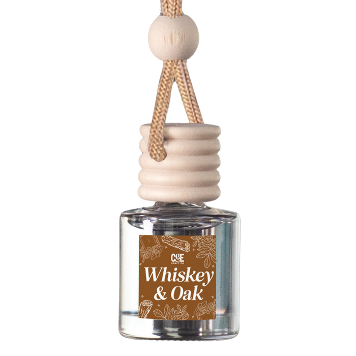 Whiskey & Oak Scented Car Freshener